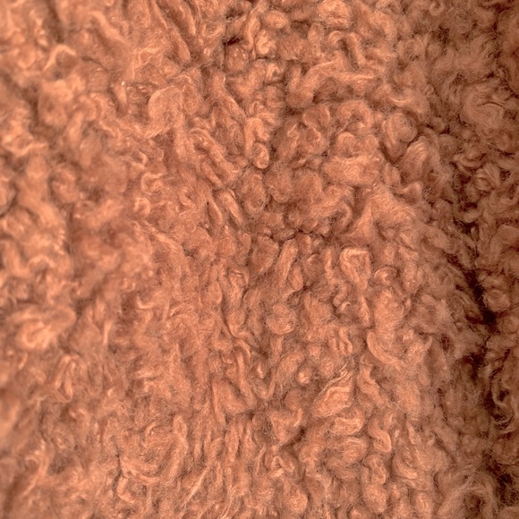 MAJORELLE Hazelnut Faux Fur Cropped Jacket size small - Picture 10 of 10